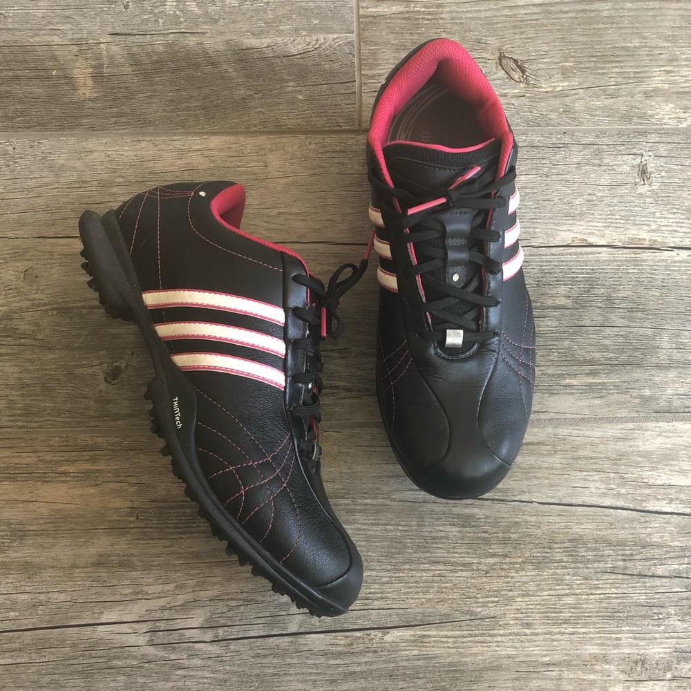 ADIDAS Black Pink FitFoam Women’s Golf Shoes